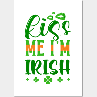 Kiss Me I'm Irish Posters and Art